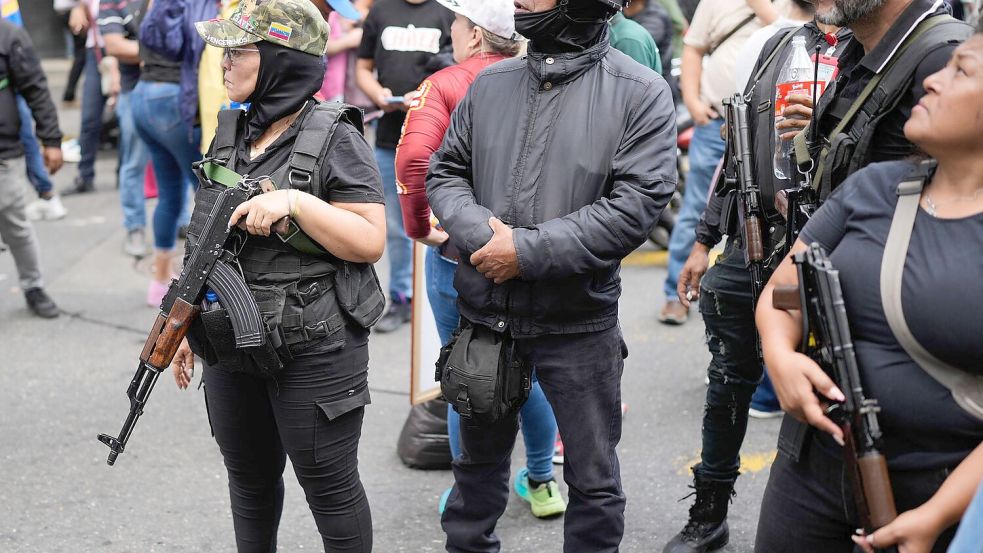 Venezuela sucht nach Kollaborateuren des US-Angriffs. Foto: Ariana Cubillos/AP/dpa