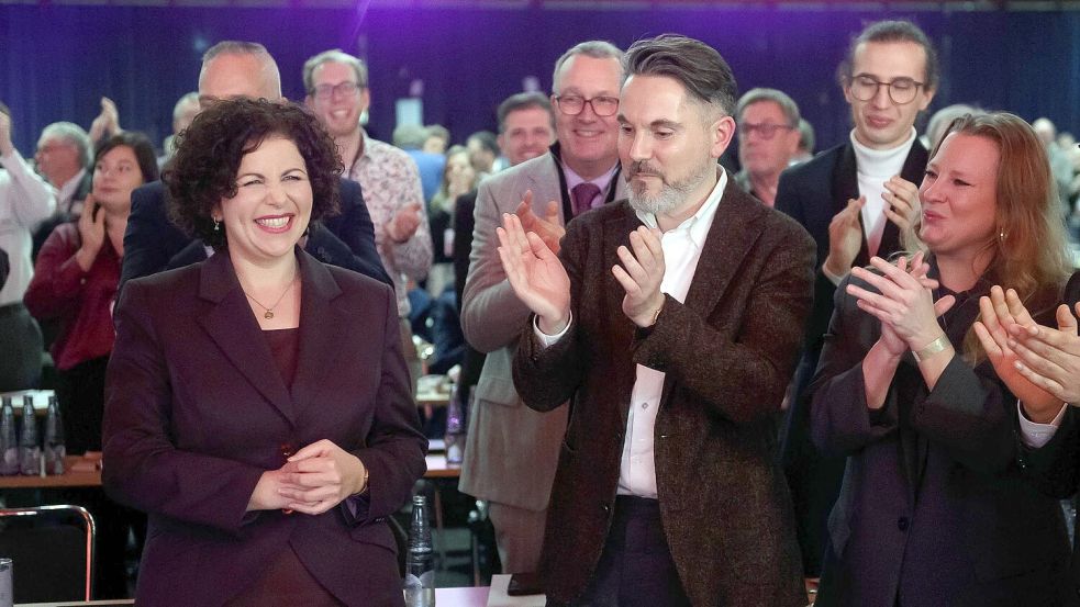 Amira Mohamed Ali und Fabio De Masi sind die neue Doppelspitze. (Archivbild) Foto: Klaus-Dietmar Gabbert