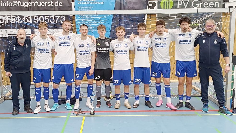 Der TuS Esens verpasste den Titel in Wilhelmshaven knapp und wurde Zweiter. Foto: Privat