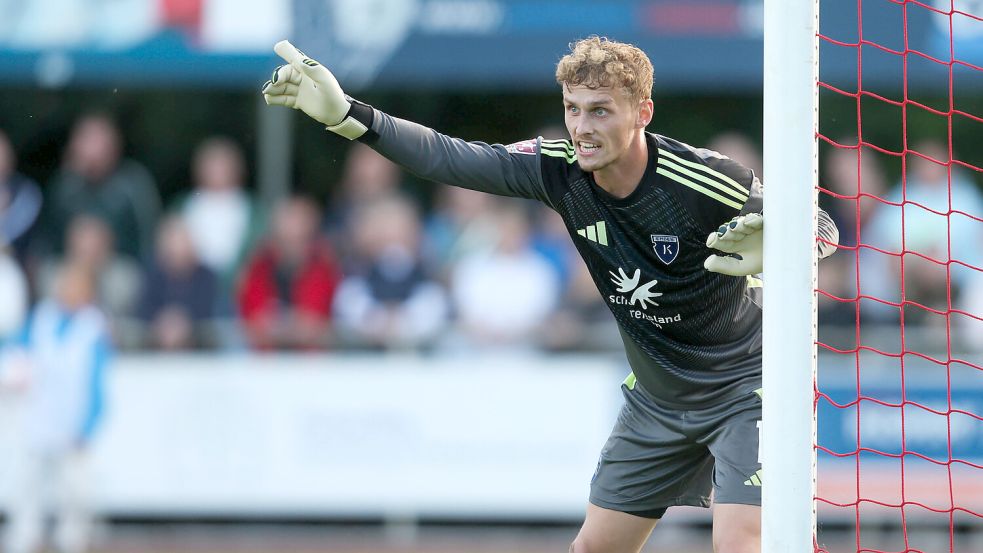 Torhüter Norman Quindt wird mit dem Drittligisten TSV Havelse in Verbindung gebracht. Foto: Doden/Emden