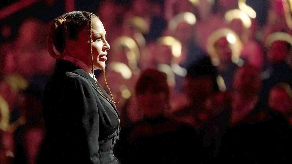 Madonna covert „La bambola“ der Italo-Pop-Ikone Patty Pravo für eine neue Dolce&Gabbana-Kampagne. (Archivbild) Foto: Chris Pizzello/Invision/AP/dpa