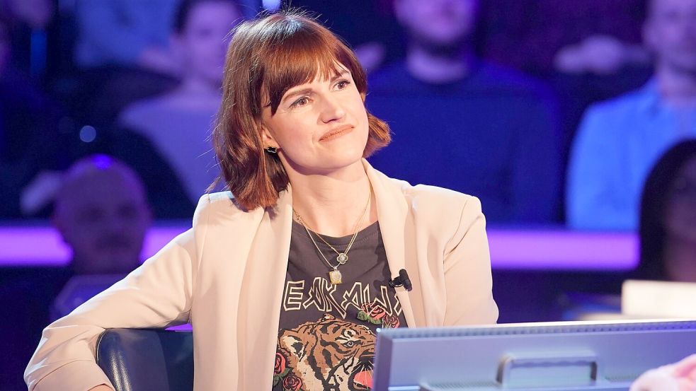 Luisa Beuster durfte wegen ihres Joker-Pechs im April 2025 noch einmal auf den Ratestuhl – doch auch da waren die Joker mehr Gefahr als Hilfe. Foto: RTL/Stefan Gregorowius