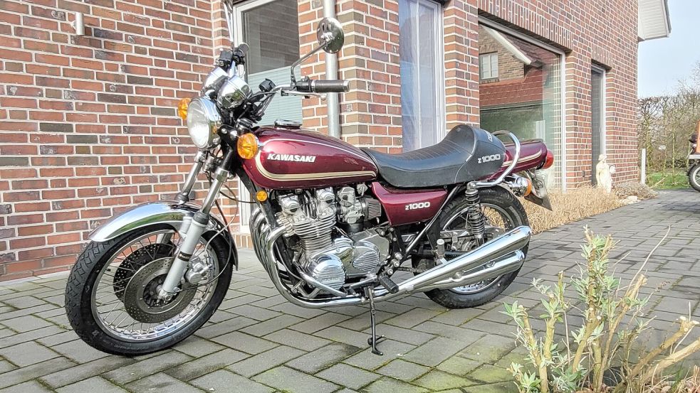 2024 wurde das Projekt vollendet: Die Z 1000 trug jetzt die 4-in-4-Auspuffanlage.