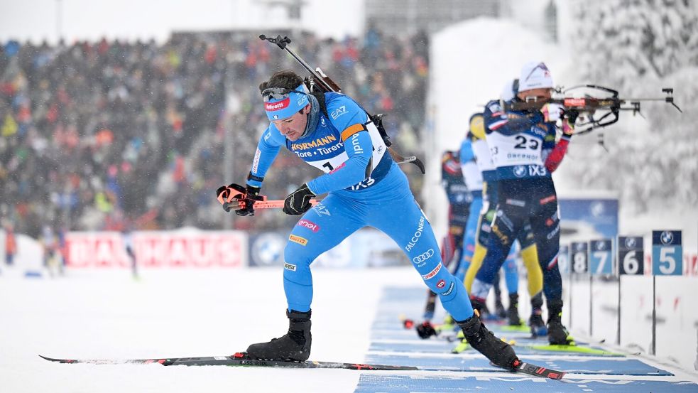 Wieder nicht zu schlagen: Tommaso Giacomel. Foto: Hendrik Schmidt