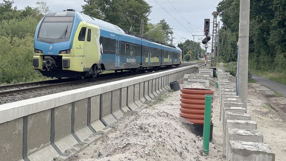 In Ihrhove wird ein neuer Bahnhaltepunkt gebaut. Archivfoto: Carsten Ammermann