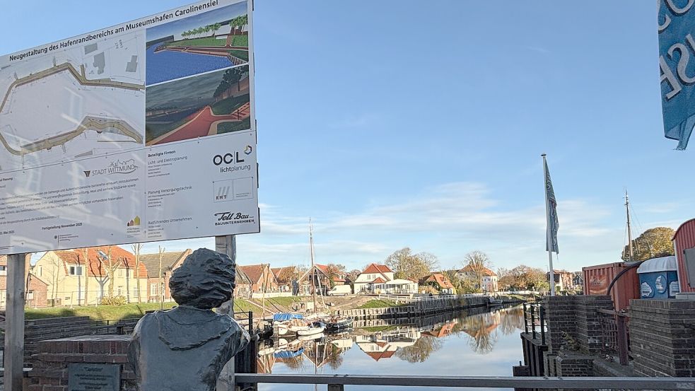 Die Umgestaltung des Museumshafens von Carolinensiel als touristisches Herzstück ist eine der Leitbild-Maßnahmen. Foto: Susanne Ullrich/Archiv