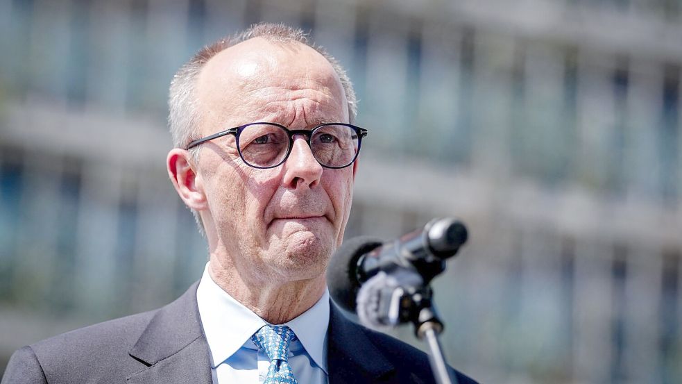 Kanzler Merz äußert sich in Indien mit deutlichen Worten zur Lage im Iran. Foto: Kay Nietfeld/dpa