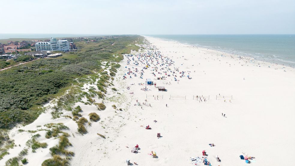 Ein erster Überblick über Juist, bevor es hinter die Kulissen geht. Foto Lars Wehrmann