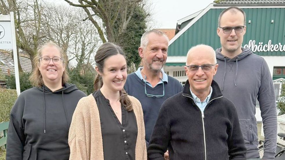 Den neuen Vorstand der Inselfreunde bilden (von links): Sabrina Czasch, Stefanie Gruzca, Christian Kiesow, Jochen Bellstedt und Andreas Etzkorn. Foto: privat