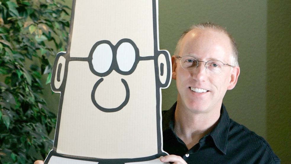 Scott Adams, der Erfinder von „Dilbert“, ist tot. (Archivfoto) Foto: Marcio Jose Sanchez/AP/dpa