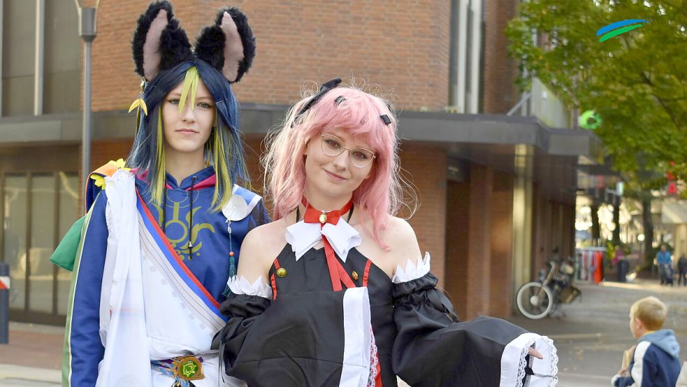 „Tignari“ und „Krul Tempest“ Cosplays auf der LeerCon 2025. Foto: Vivien Buntjer/Archiv