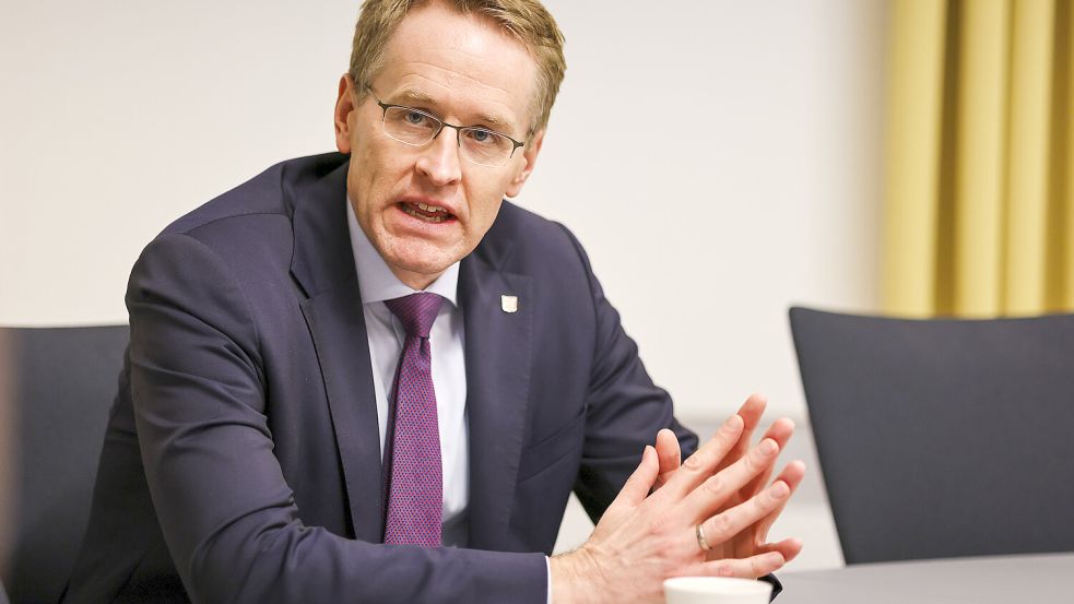 Daniel Günther hat mit seinen Aussagen in der ZDF-Sendung „Markus Lanz“ für Aufregung gesorgt. Foto: dpa/Frank Molter