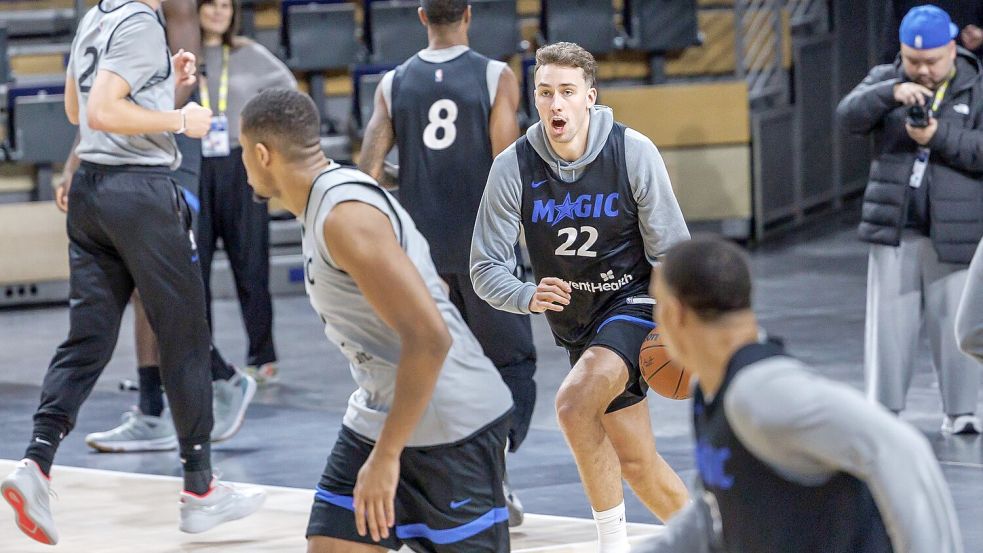 Ist wieder im Training: Franz Wagner. Foto: Andreas Gora