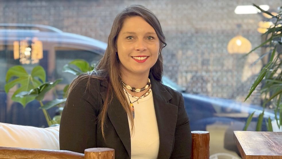 Jennifer Caspers kommt ursprünglich aus Aurich. Jetzt kehrt sie mit ihrem Café in ihre Heimatstadt zurück. Foto: Eva van Loh