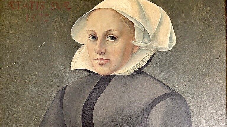 Fräulein Maria zu Jever auf einem Gemälde des Kunstmalers Walter Morgenstern. Das Gemälde ist eine Kopie. Foto: Imke Oltmanns