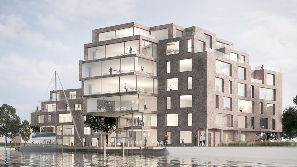 Am Neuen Delft soll das Projekt Torhaus umgesetzt werden. Grafik: Investor