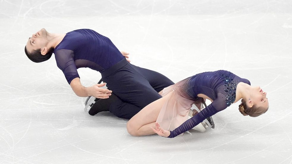 Minerva Hase (r) und Nikita Volodin mussten sich bei der EM mit Silber begnügen. Foto: Mike Egerton