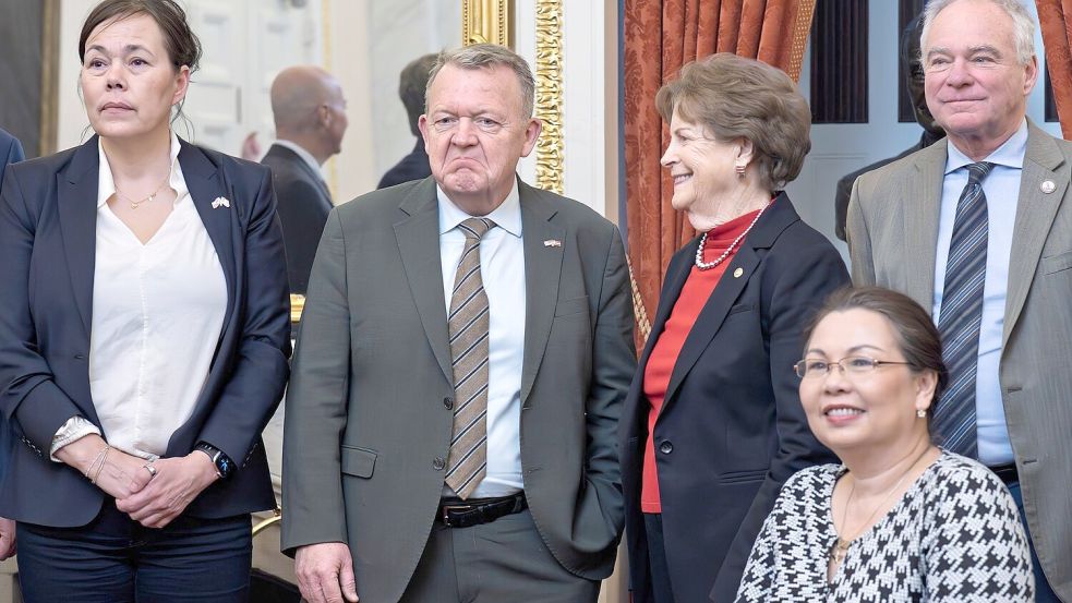 Der dänische Außenminister Rasmussen sieht nach dem Gespräch mit US-Vertretern fundamentale Meinungsverschiedenheiten. Foto: J. Scott Applewhite/AP/dpa