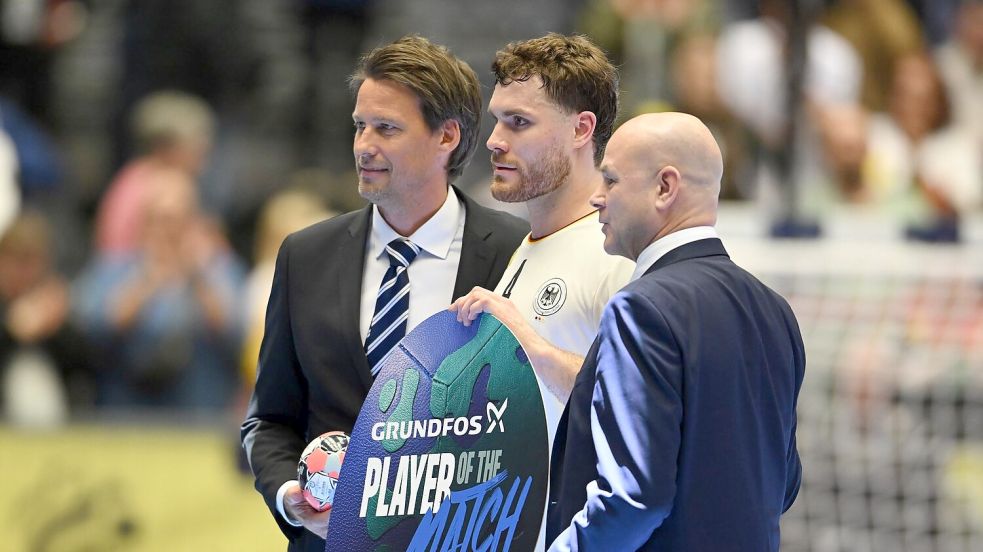 Johannes Golla lieferte zum EM-Auftakt eine überragende Leistung ab. Foto: Sina Schuldt