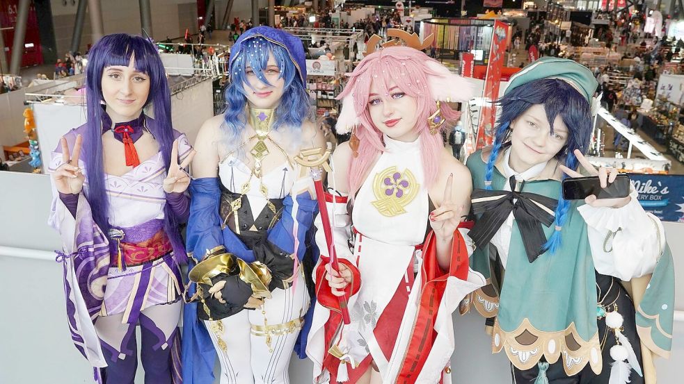 Comic- und Manga-Fans geben sich am Sonnabend ein Stelldichein in Bremen, gerne auch kostümiert. Symbolfoto: Andreas Rosar/Fotoagentur-Stuttgart/DPA/Archiv