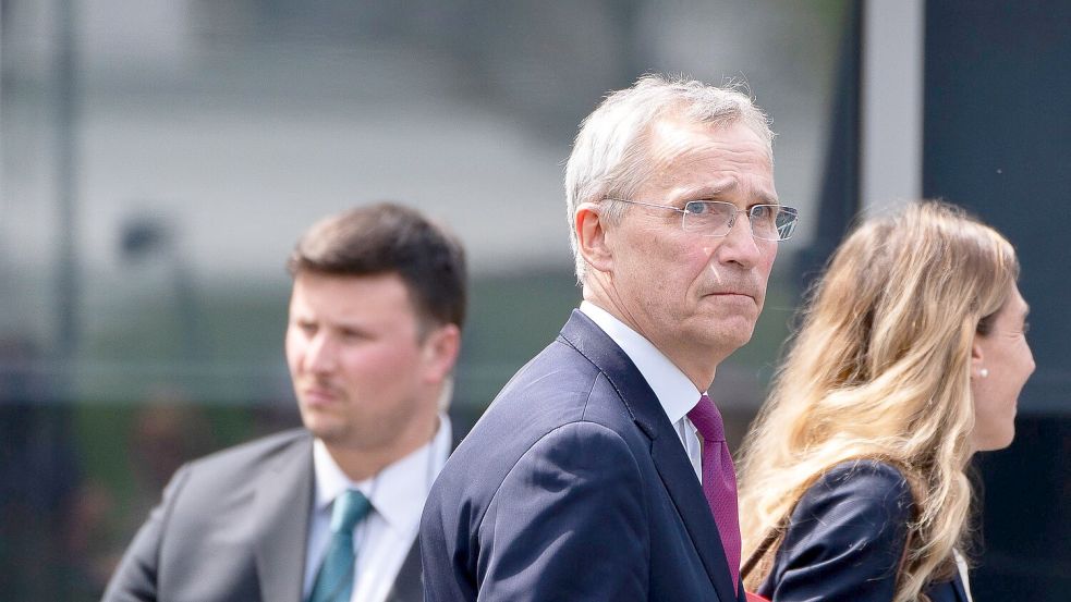 Stoltenberg will nicht über Trumps mögliche Beweggründe spekulieren. (Archivbild) Foto: Alex Brandon/AP/dpa