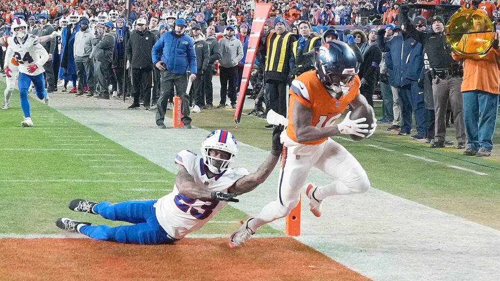 Die Touchdowns der Broncos kamen zur rechten Zeit. Foto: David Zalubowski/AP/dpa