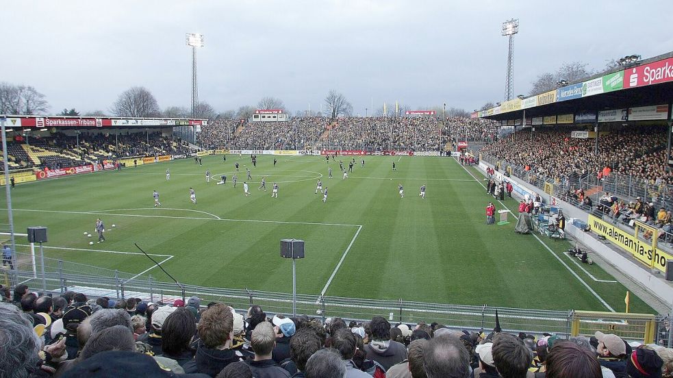 Ein Sehnsuchtsort für Fußball-Liebhaber: Der „alte“ Tivoli, wo die Alemannia zwischen 1928 und 2009 ihre Heimspiele austrug. Foto: Imago Images