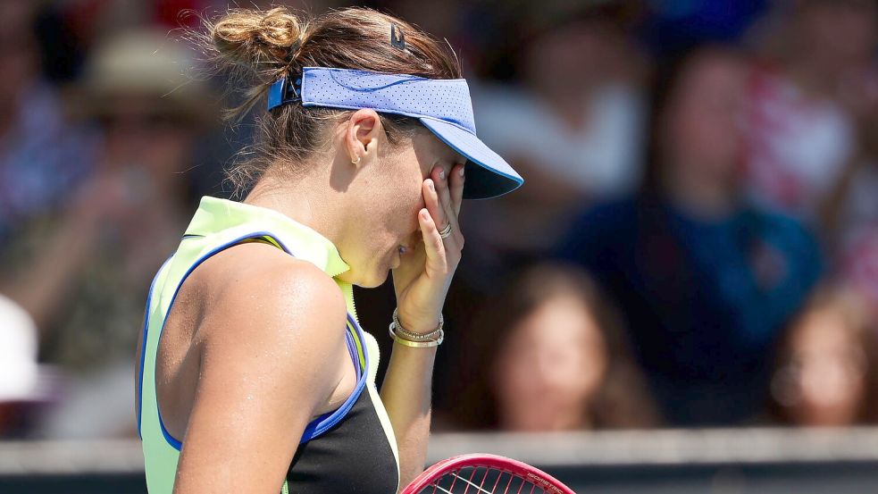 Tatjana Maria erlebte in Melbourne die nächste Enttäuschung. Foto: Frank Molter
