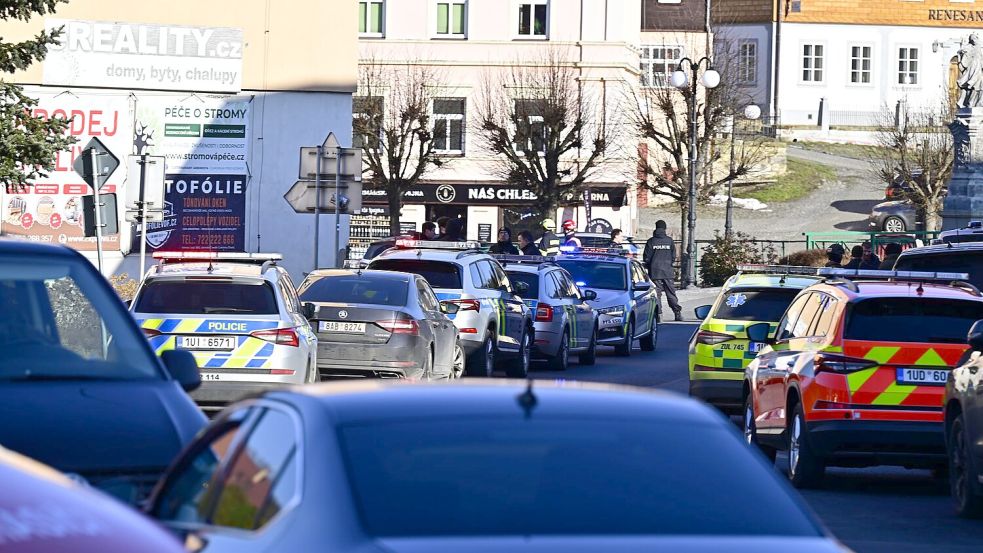 In einem Rathaus in Tschechien sind Schüsse gefallen. Foto: Hájek Ondøej/CTK/dpa