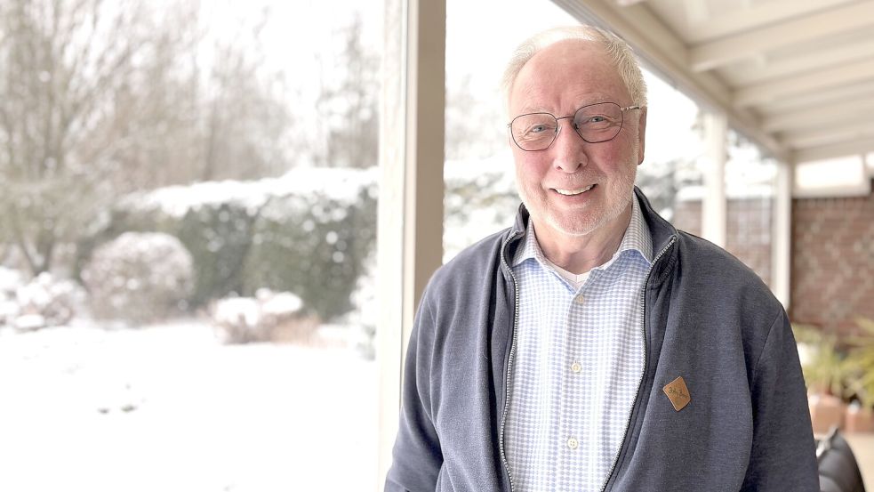 Reinhold Adden ist in Ihlow ein bekanntes Gesicht durch seine lange Arbeit als Vorsitzender des VdK. Foto: Christin Wetzel