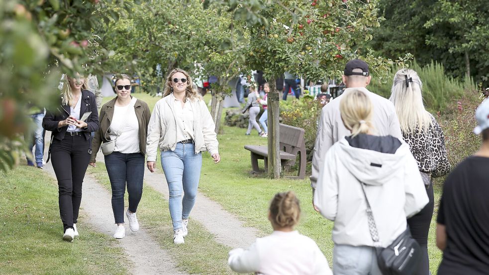 Schöne Atmosphäre beim Weinfest im Ökowerk. Foto: Jens Doden/Archiv