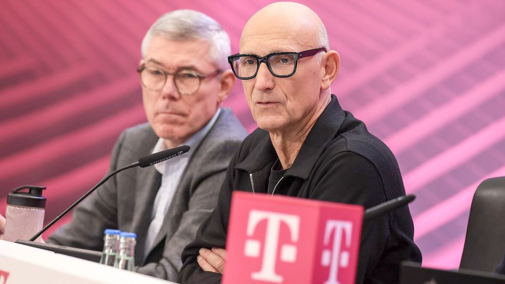 Auch die Chefs der Deutschen Telekom sprachen sich in der Vergangenheit für neue Regeln auf dem Internetmarkt aus. (Archivbild) Foto: Oliver Berg