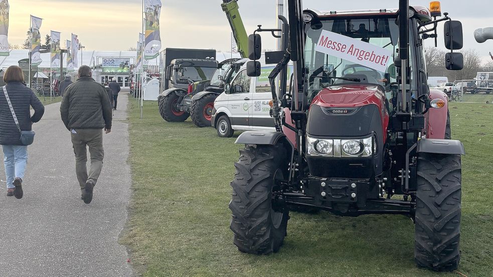 Die Landwirtschaftsmesse findet in Aurich-Tannenhausen statt. Foto: Deike Terhorst