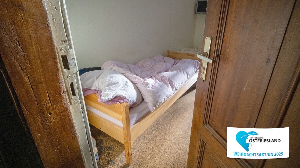 Im Übernachtungshaus des Deutschen Roten Kreuzes in Aurich erhalten Wohnungslose Obdach. Foto: Klaus Ortgies