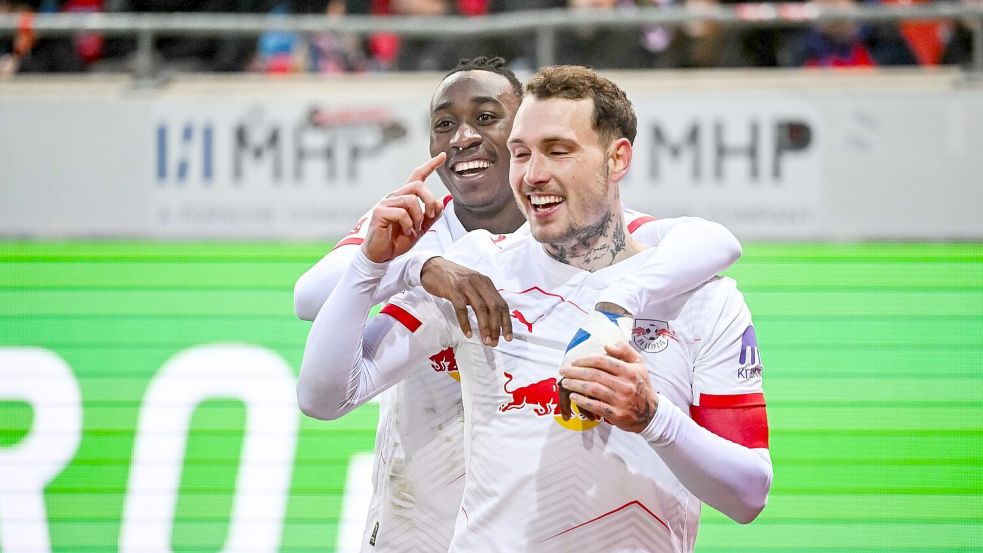 David Raum entschied die Partie mit dem 3:0. Foto: Harry Langer