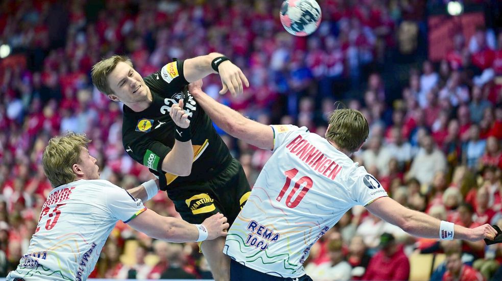 Sorgte für Torgefahr aus dem Rückraum: Franz Semper. Foto: Sina Schuldt