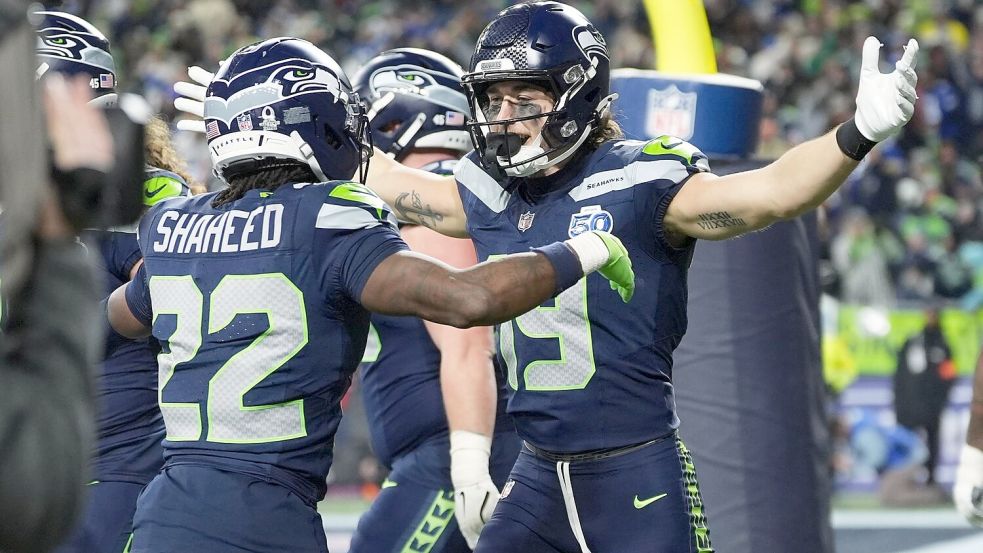 Die Seahawks stehen zum vierten Mal in ihrer Geschichte im Super Bowl Foto: Lindsey Wasson/AP/dpa