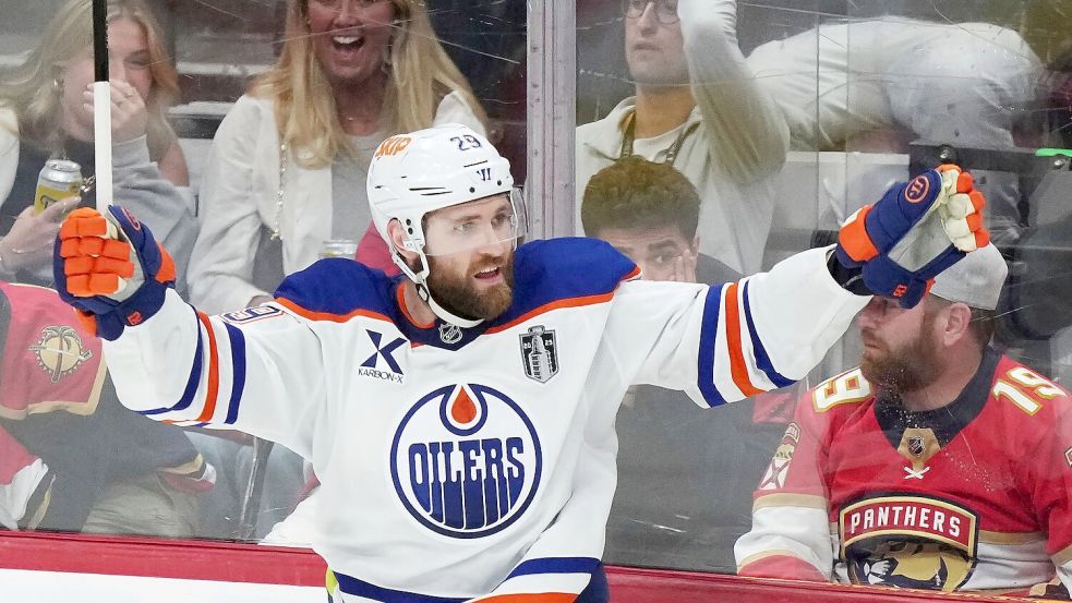 Die Fans dürfen auch für Eishockey-Star Leon Draisaitl stimmen. (Archivbild) Foto: Nathan Denette/The Canadian Pres