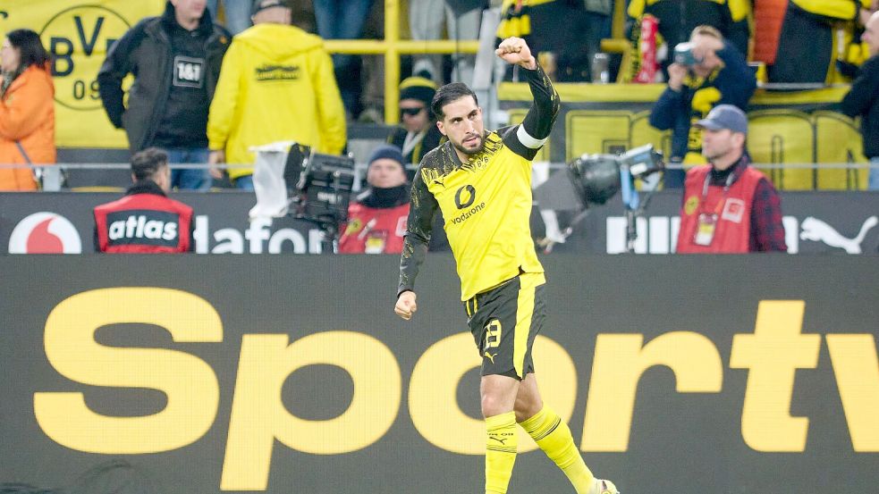 BVB-Kapitän Emre Can überzeugte zuletzt. (Archivbild) Foto: Bernd Thissen
