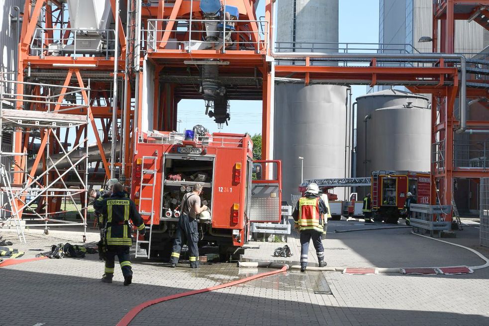 Recht zügig konnte der Brand gelöscht werden.