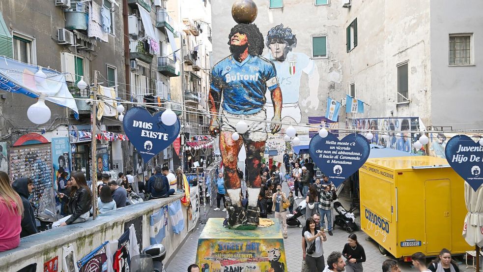 Neapel gestaltet Madonna-Gedenkstätte um (Foto-Archiv). Foto: Arne Dedert