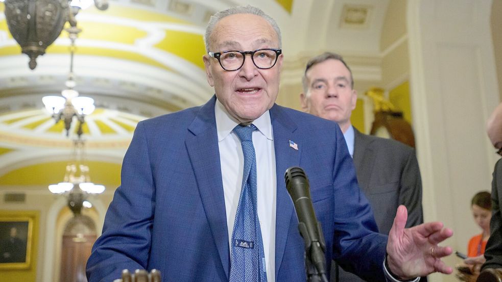 Schumer will Reformen für Bundesbeamte, die Trumps Migrationspolitik umsetzen. (Archivbild) Foto: Rod Lamkey/FR172078/dpa