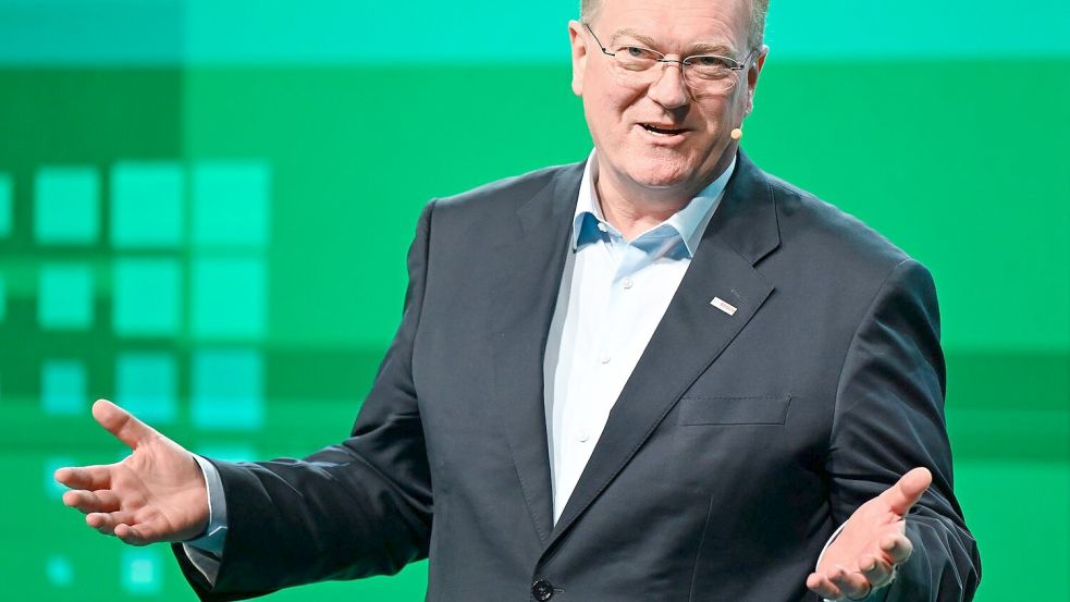Bosch-Chef Hartung: 2025 war ein schwieriges, teils auch schmerzhaftes Jahr. (Archivbild) Foto: Bernd Weißbrod