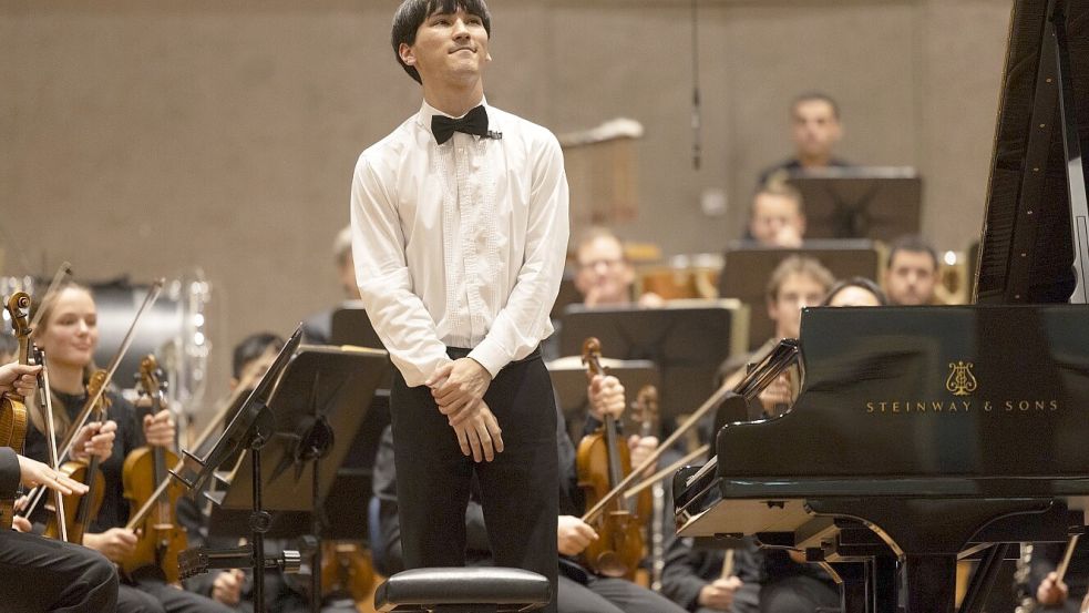 Am Tor zur Klassikwelt: Beim ARD Musikwettbewerb hat Pianist Elias Ackerley die Jury des Osnabrücker Musikpreises überzeugt. Foto: Daniel Delang
