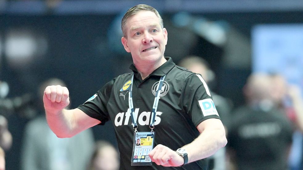 Sieht sich in seiner Arbeit bestätigt: Bundestrainer Alfred Gislason. Foto: Sina Schuldt