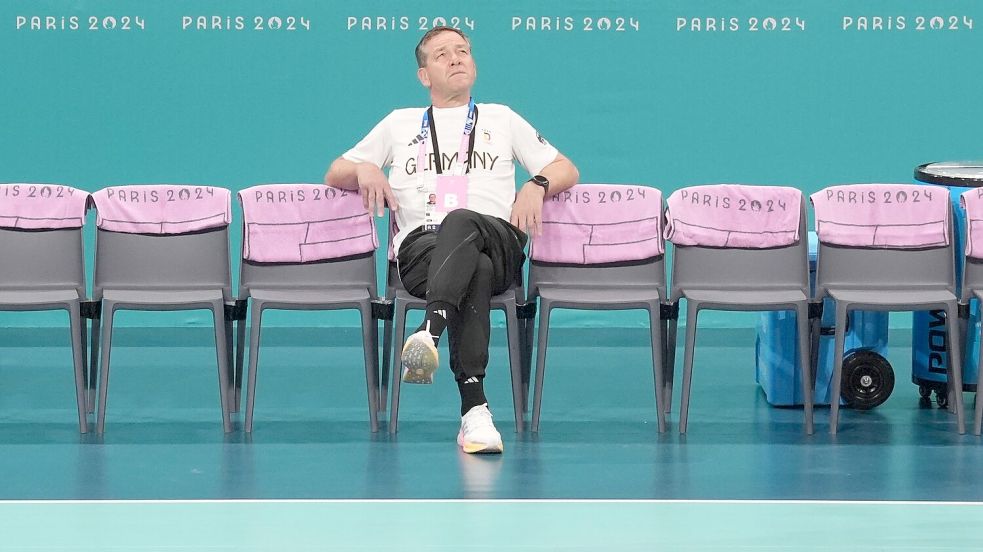 Alfred Gislason war sehr enttäuscht über die Leistung der DHB-Auswahl im Olympia-Finale 2024. (Archivbild) Foto: Marcus Brandt