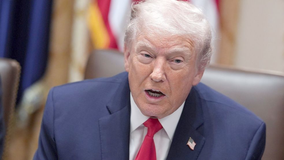 Der Shutdown hängt mit der Abschiebe-Politik von US-Präsident Trump zusammen. Foto: Evan Vucci/AP/dpa