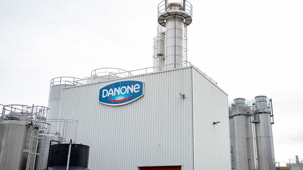 Visite de l'entreprise Danone à Saint-Just-Chaleyssin le 24 janvier 2025. Foto: www.imago-images.de