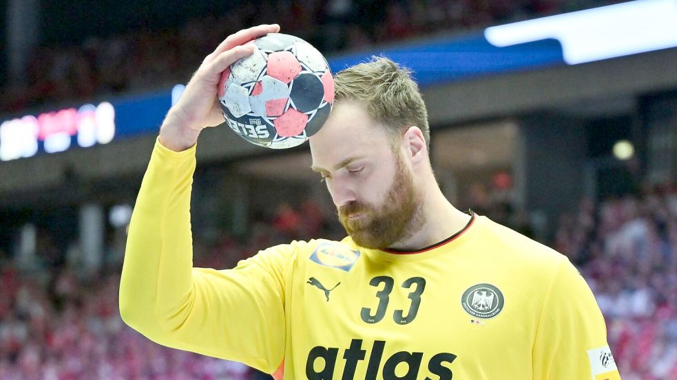 Torhüter Andreas Wolff verpasst seinen zweiten EM-Titel mit Deutschland. Foto: Sina Schuldt