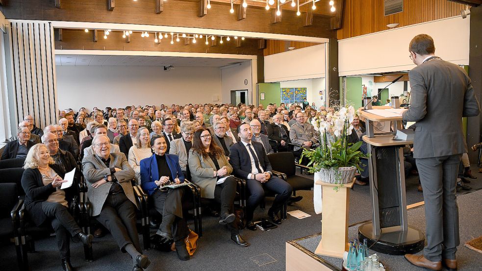 Ein letztes Mal fand der Neujahrsempfang in Moormerland im alten Rathaussaal statt. Foto: Melchert Stromann